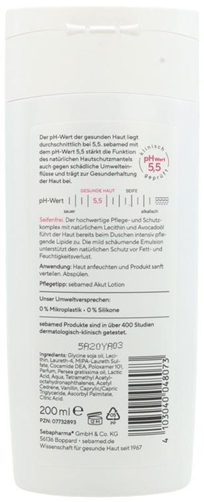 Sebamed Duschöl Avocado 200 ml Produktbild 