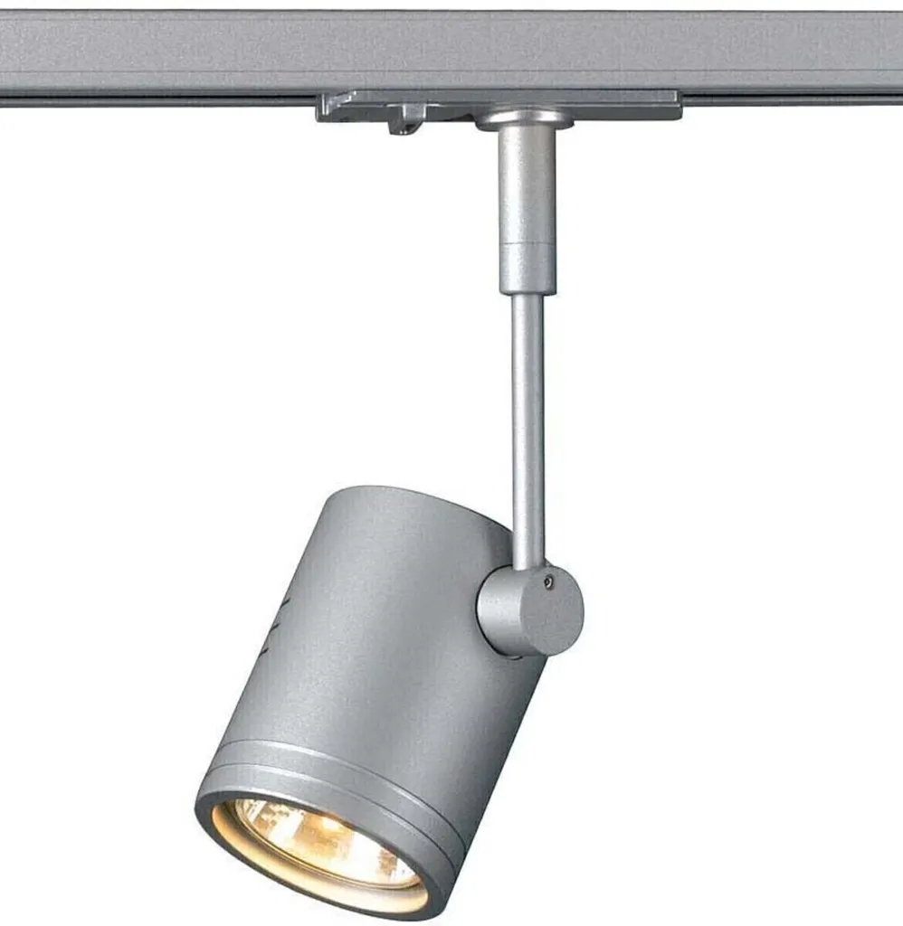 Spot Rail Orientable SLV Bima I Argent pour Éclairage de Zones Précises