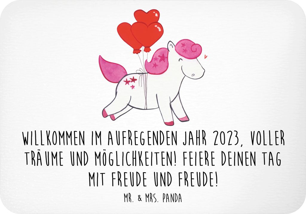 Mr. & Mrs. Panda magnet 2023 Geburtstag Freude - Weiß - Geschenk, Happy Birthday, aufregende Abenteuer, und Glück, whiteboardmagnet, Kühlschrank...