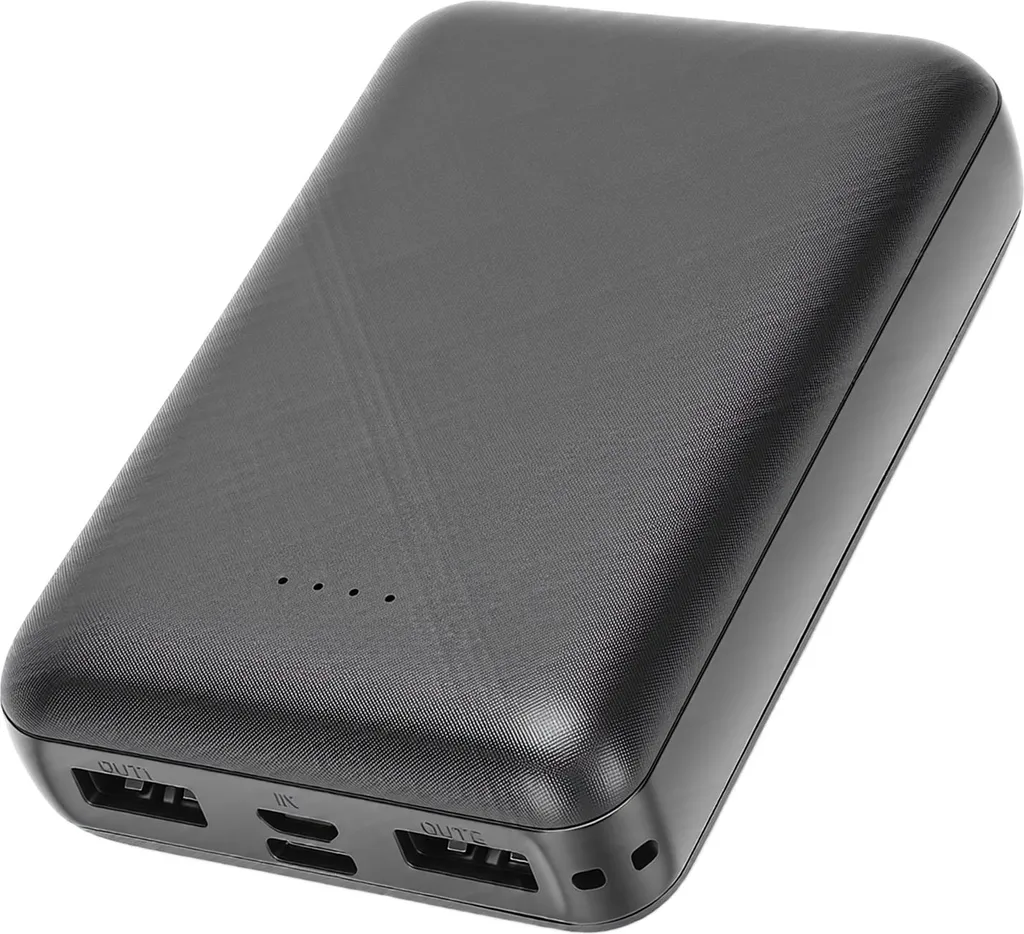 Batterie Externe pour Veste Chauffante 20000mAh Power Bank USB-C Noir