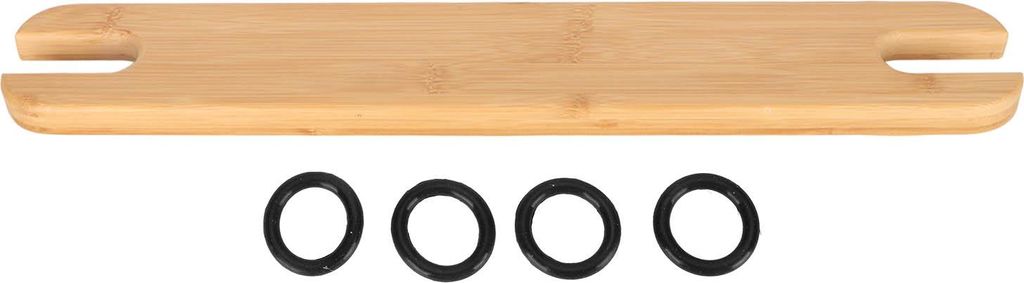 Repose-pieds pour chaise haute en bambou – réglable en Image du produit 