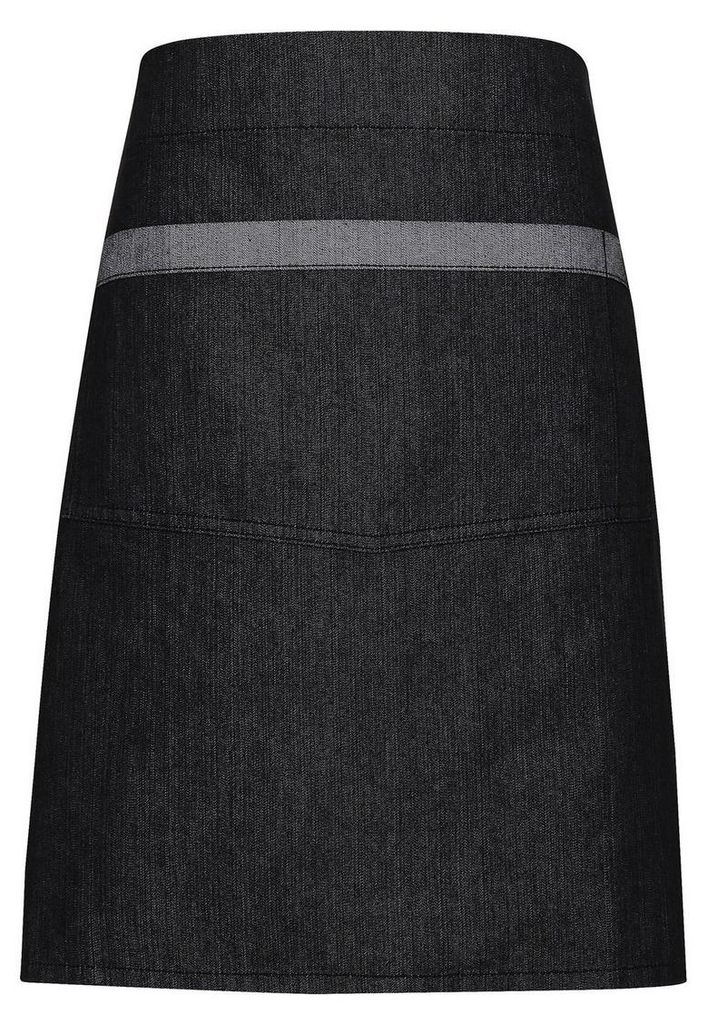 Premier - Taillenschürze "Domain" LT2628 (70 cm x 50 cm) (Jeans-Schwarz)