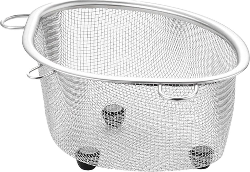 Dreieck Spüle Siebkorb,Edelstahl Dreieck Lebensmittel Filter,Ecke Spüle Abtropffläche,Dreieck Spüle Abtropffläche,Spüle Dreieck Filterkorb,K...