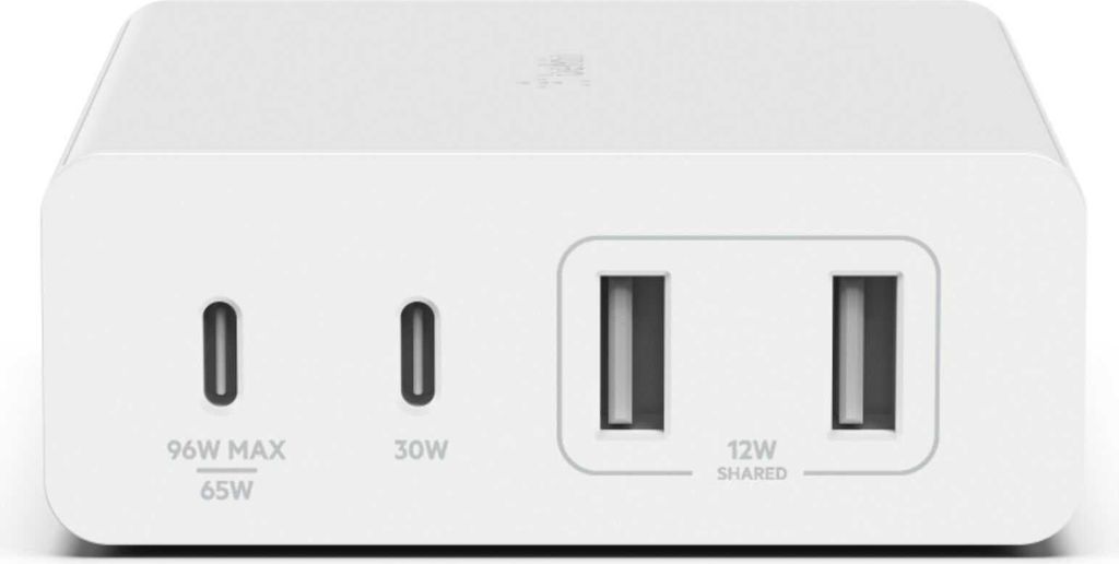 BoostCharge Pro 4-portowa ładowarka GaN (108 W) (biały) Zdjęcie produktu 