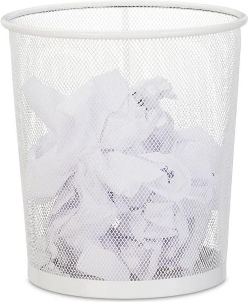 Metall-Papierkorb