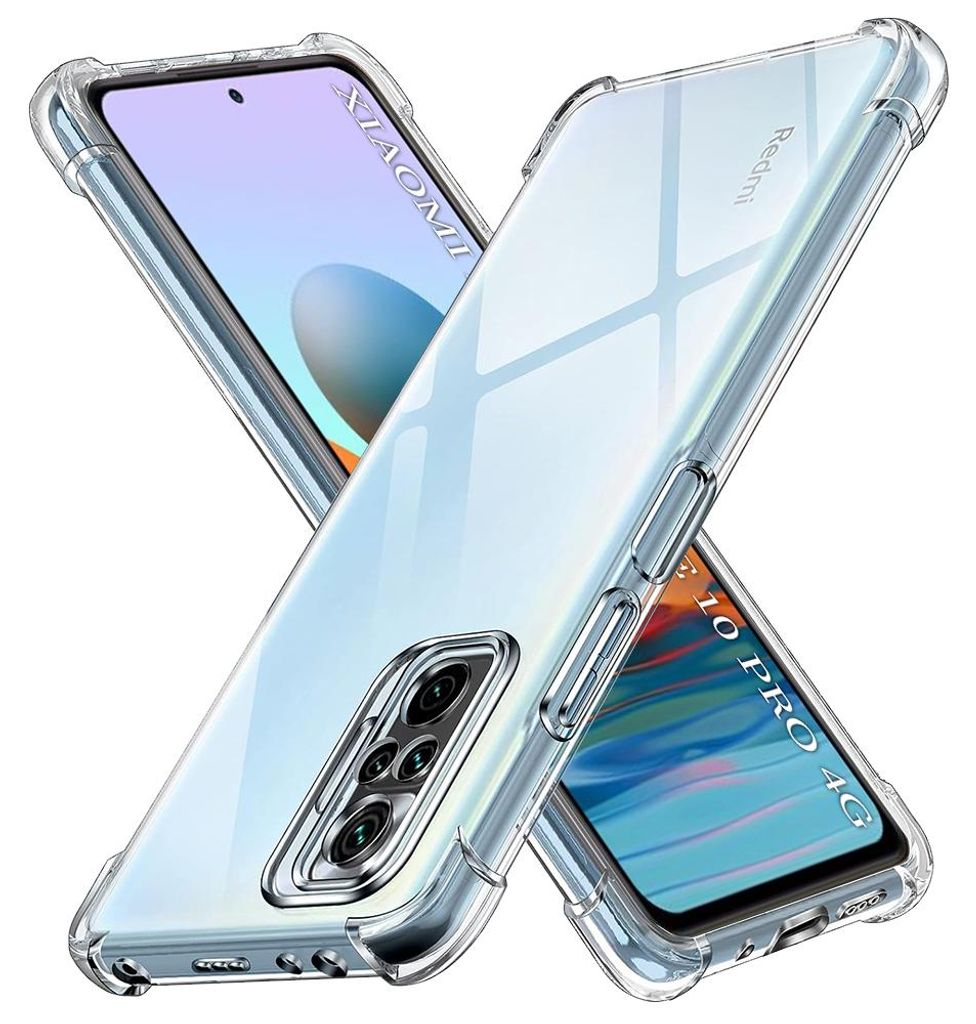 Wozinsky Anti Shock Silikonhülle für Xiaomi Redmi Note 10 Pro/Pro Max - Durchscheinend KP29965