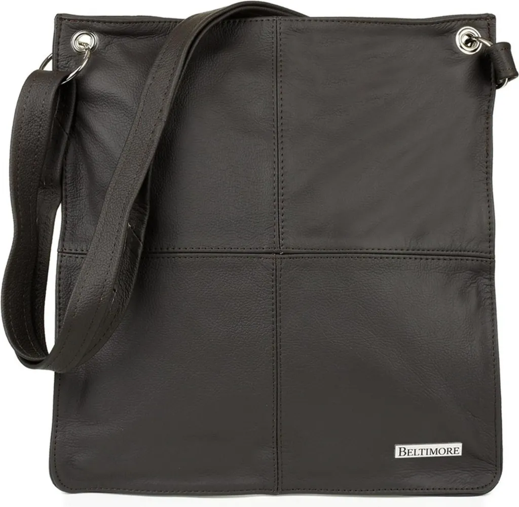 Beltimore 972 Borsa a Tracolla Uomo - Design Moderno in Pelle Nera