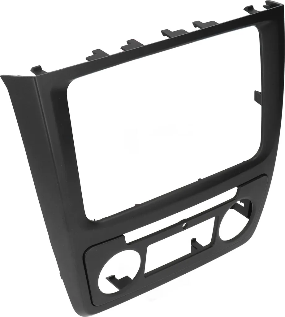 Façade de Remplacement 2DIN pour Yeti 2009-2017 ABS Noir Haute Qualité