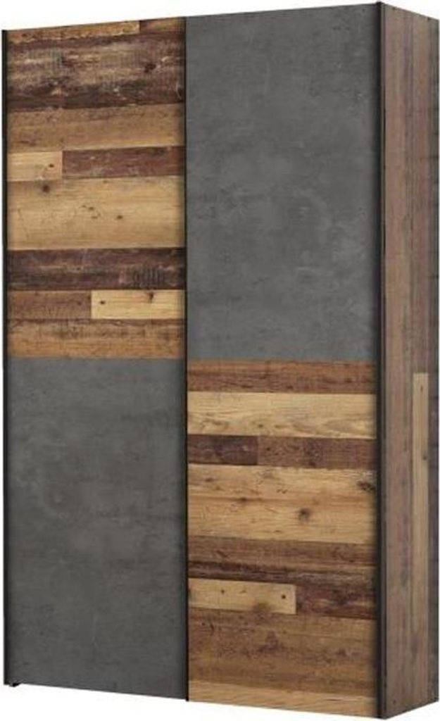 Armoire 2 portes coulissantes OZZULA, 120 x 41,6 x 190,5 Image du produit 