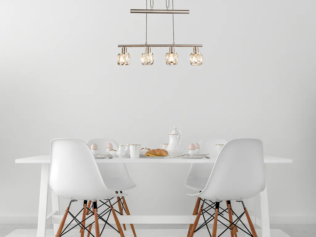 Globo Kris Lampadario Argento Cristallo 60cm - Trend Arredo Casa 2026 - 8