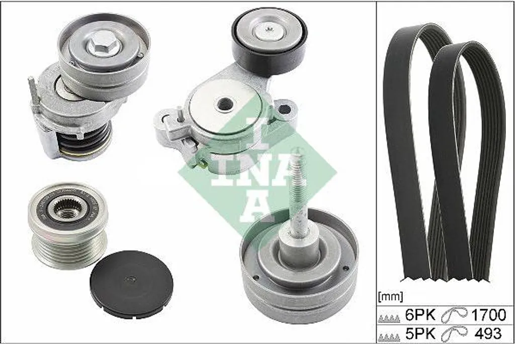 Kit courroie de rechange pour Sharan et Fabia - Qualité OE 03C145276B