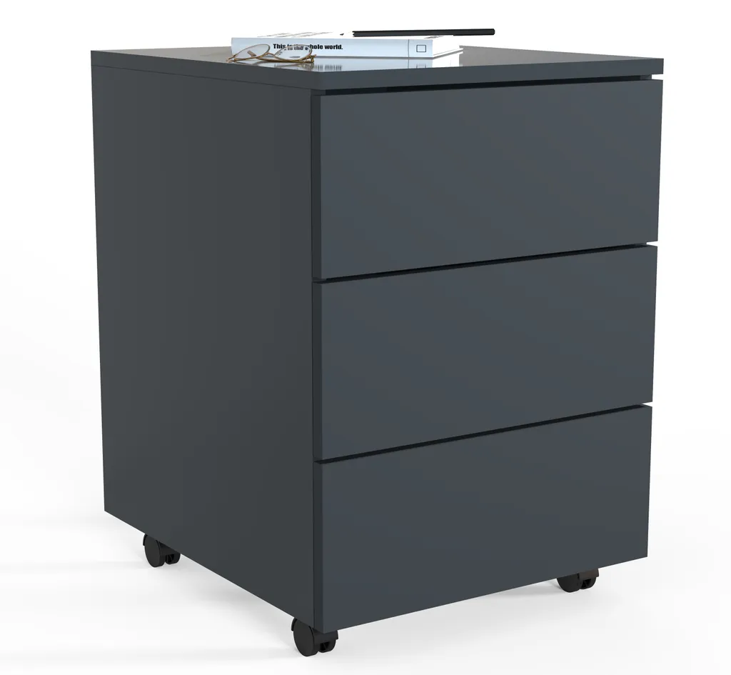 Organizza il Lavoro con Dalosa Antracite 0 - Cassettiera Ufficio VCM