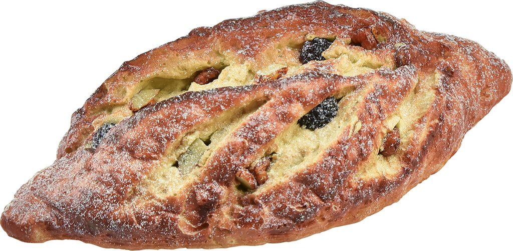 Dekoratives Rosinenbrot aus Kunststoff für Schaufenster und Bäckerei-Deko