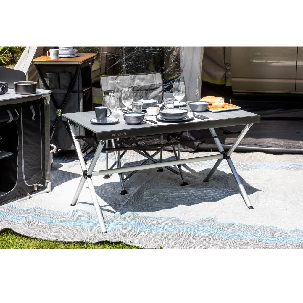 Table aluminium Brunner Accelerate 6 avec plateau enroulable stable - 12