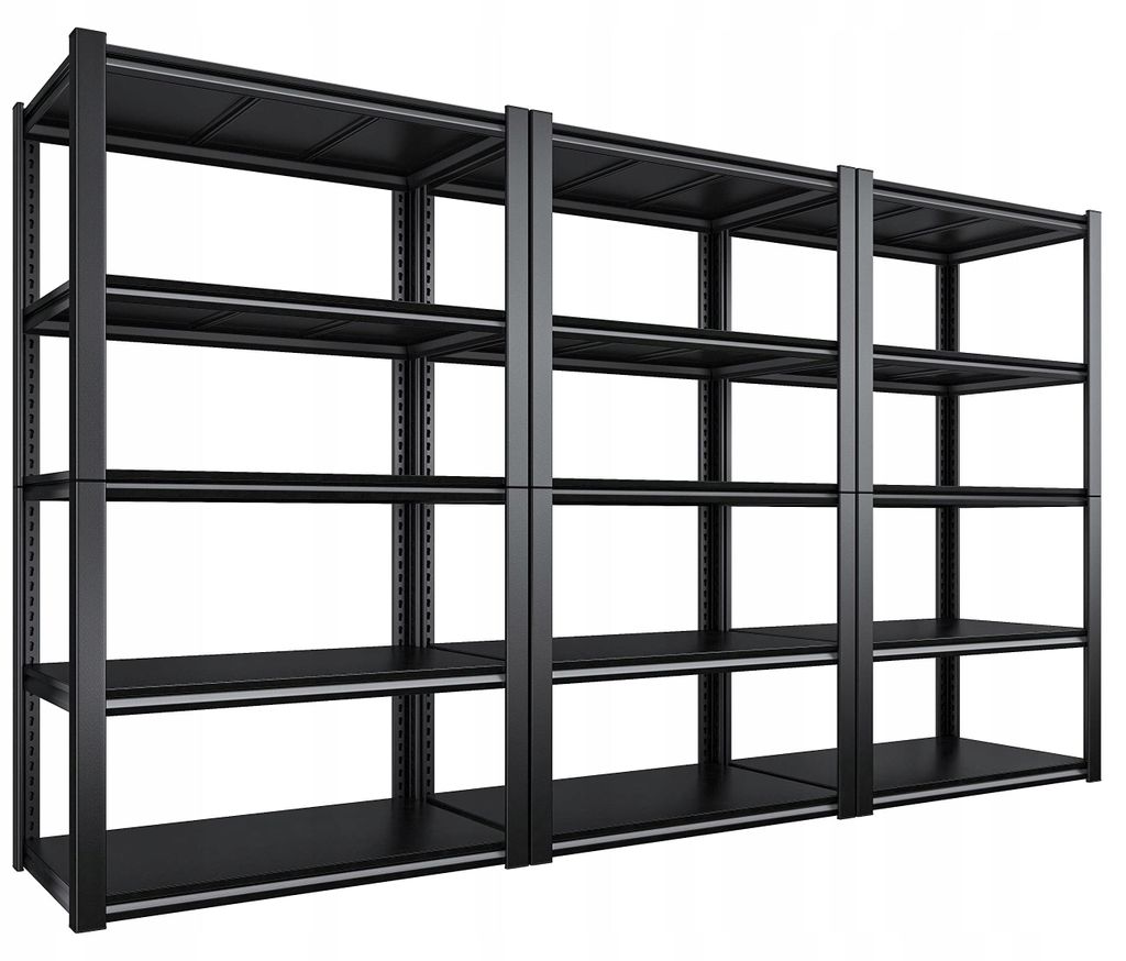 Schwerlastregal 3er Set 200x100x50 cm - Metallregal - Produktbild 