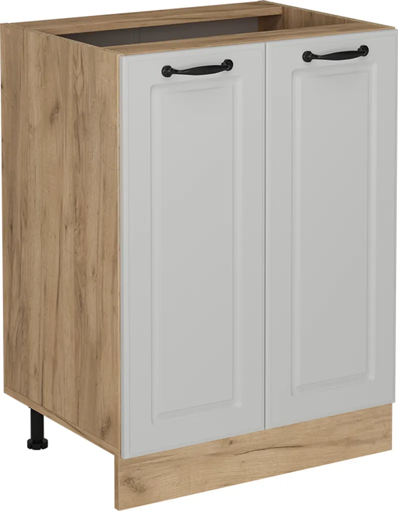 Gagner de la place en cuisine : meuble bas 60cm blanc Vicco R-Line