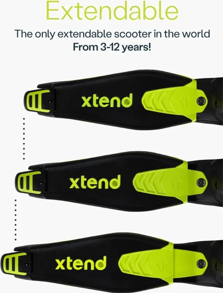 Trottinette enfant durable smarTrike Xtend Lime - Ne changez plus de modèle - 3
