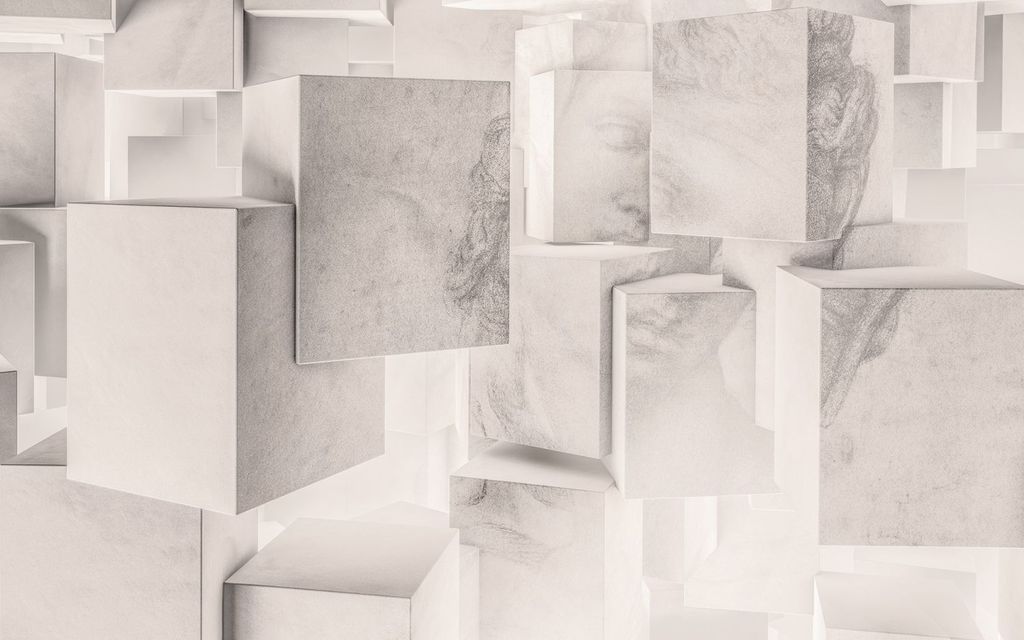 Sanders & Sanders Fototapete Kleopatra Hellgrau 400 x 250 cm