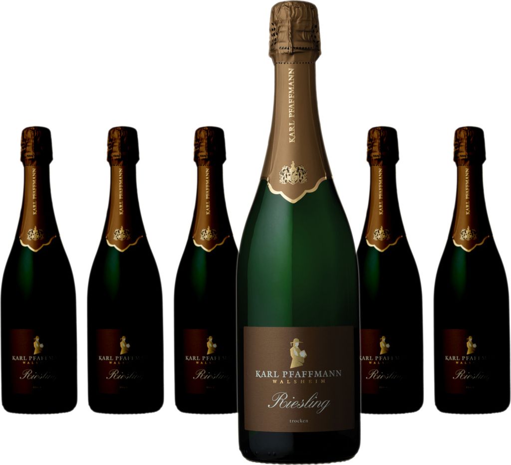 6 x Karl Pfaffmann Riesling Sekt trocken
