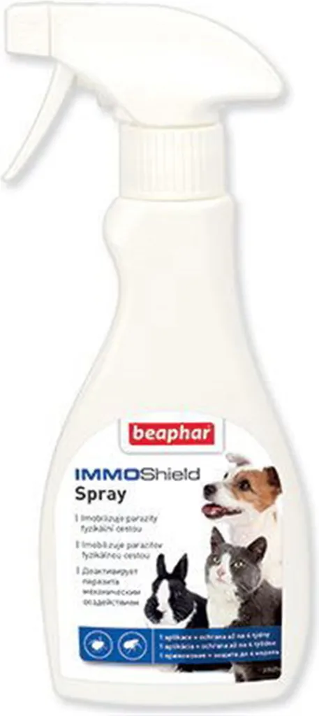 Beaphar IMMO Bouclier Protecteur Spray 250 ml - Solution Antiparasitaire