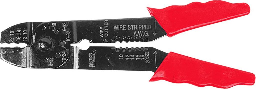 Crimpzange für Kabelschuhe, 200 mm