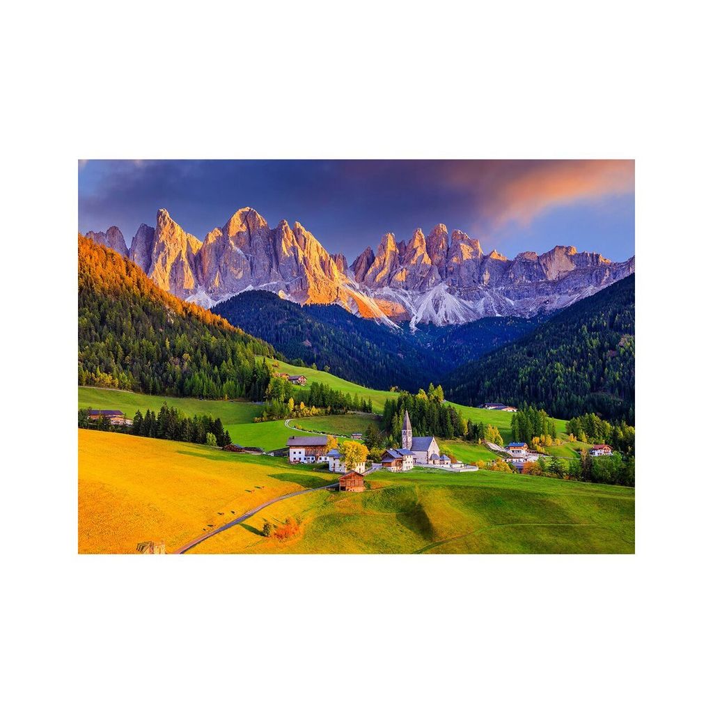 ENJOY Puzzle Kirche in den Dolomiten, Italien 1000 Teile