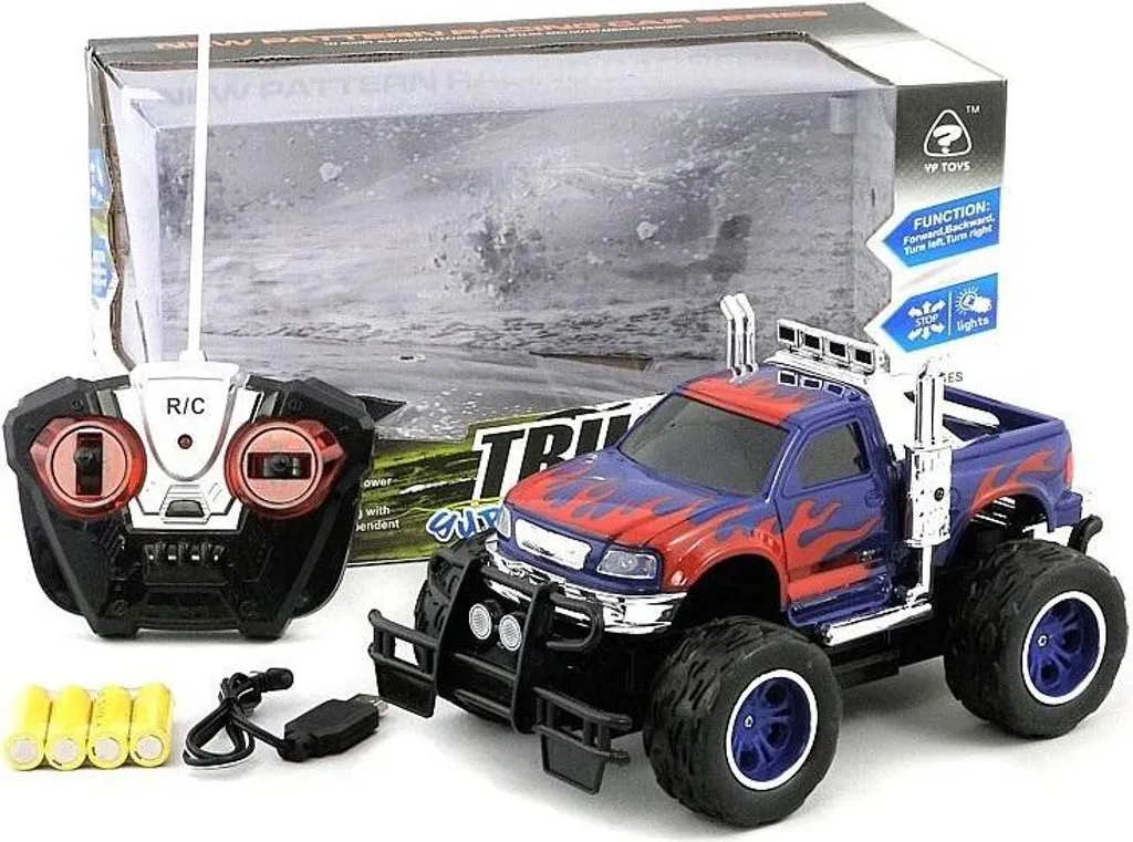Véhicule RC 1:16 tout-terrain avec pneus antidérapants et amortisseurs