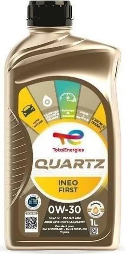 TotalEnergies Quartz Ineo First 0W30 1L - Olio Motore PSA B71 2312 Originale