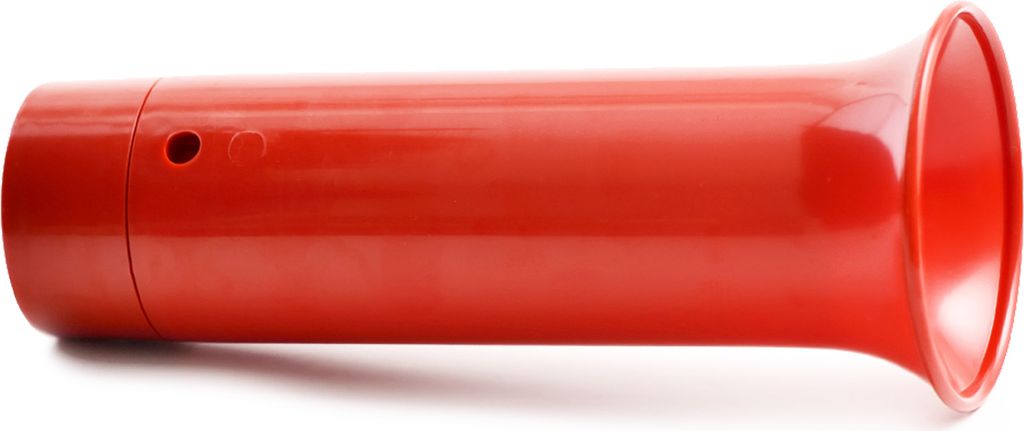 Mundnebelhorn rot 105 dB aus widerstandfähigem Kunststoff, Produktbild 
