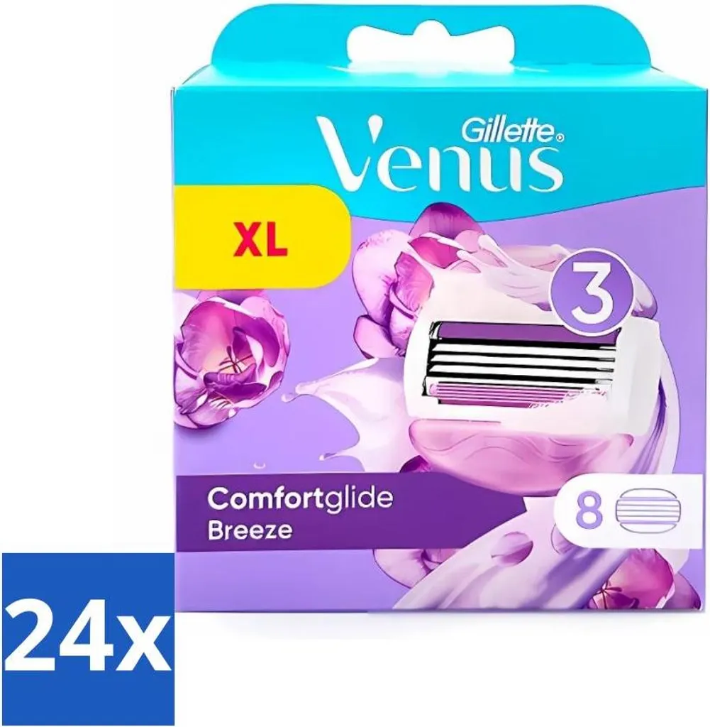 Gillette Venus ComfortGlide Breeze - 24 Lames de Recharges XL Lot Éco