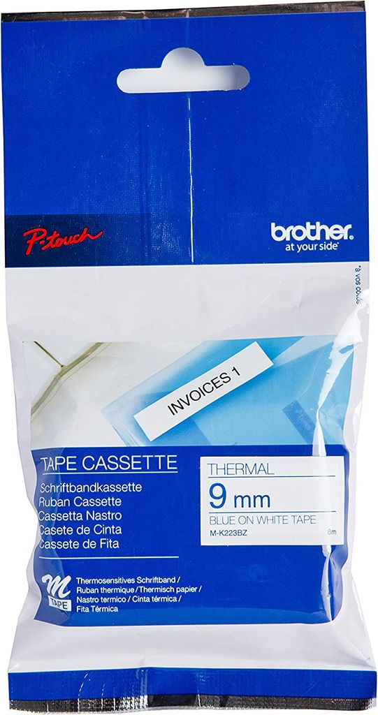 Brother M-K223B, Blau auf weiss, M, China, 5 Jahr(e), Produktbild 