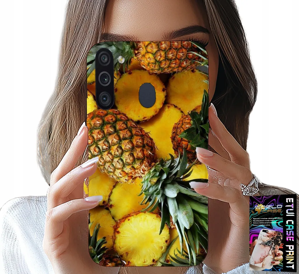 Kit Protezione Samsung Galaxy A21: Cover Frutta e Vetro Infrangibile