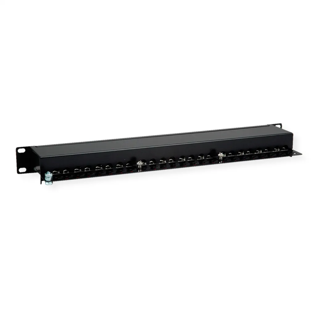 ROLINE Patchpanel 19 pouces 1U 24 Ports Kat.5e Noir 26.11.0328 Robuste