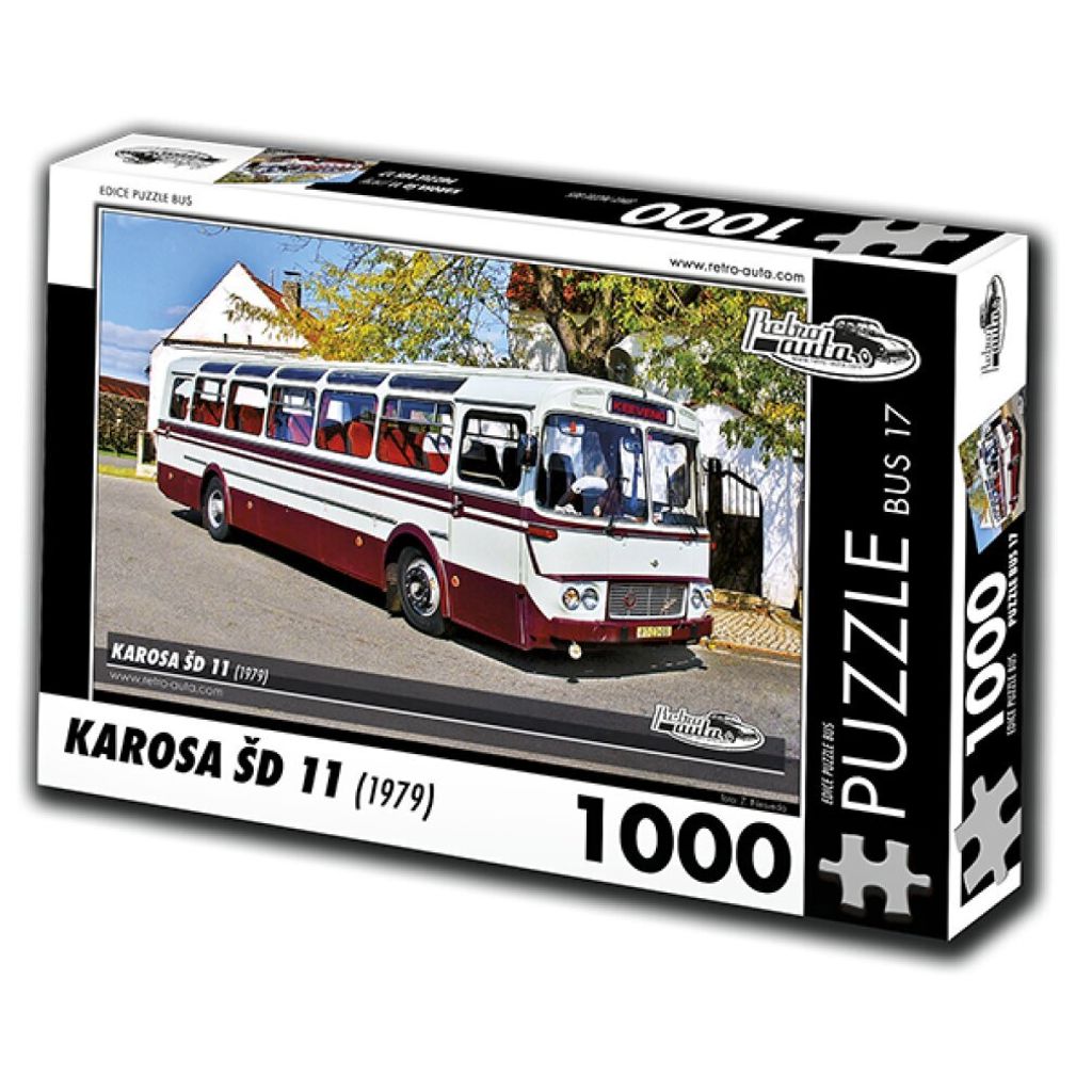 RETRO-AUTA Puzzle BUS Nr.17 Karosa `D 11 (1979) 1000 Teile