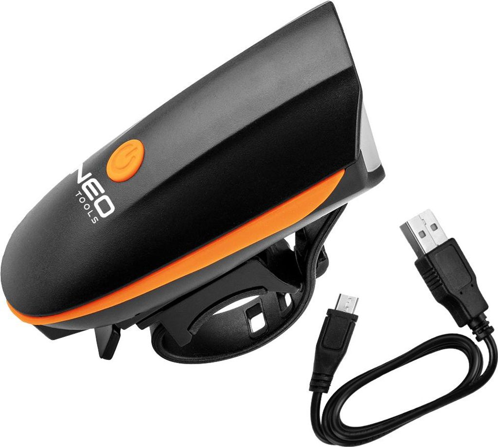 NEO wiederaufladbare Frontfahrradlampe