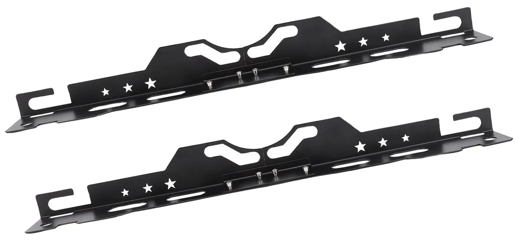 Plaque de géométrie précise noir mat avec double ruban de mesure intégré