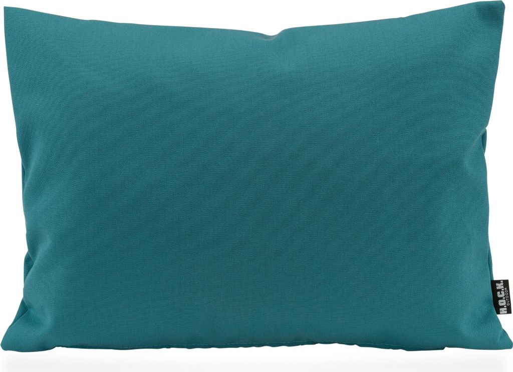 H.O.C.K. Classic Uni Outdoor Kissen 40x30cm cyan petrol light