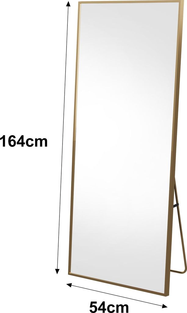 Veľké celoplošné zrkadlo, 164 x 54 cm, veľké stojace Obrázok produktu 