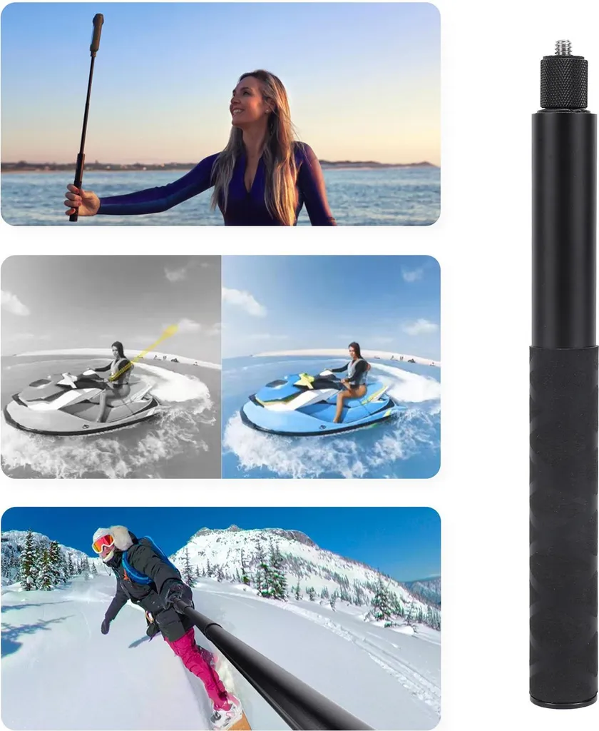 Supporto Telescopico 1/4 Pollice 120cm | Asta Prolunga 7 Sezioni