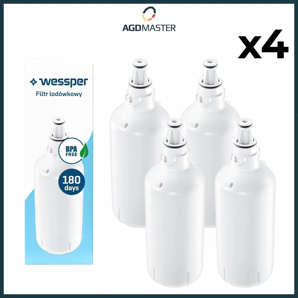 4 Filtres à Eau pour Réfrigérateur Liebherr - Compatible Modèle 7440002