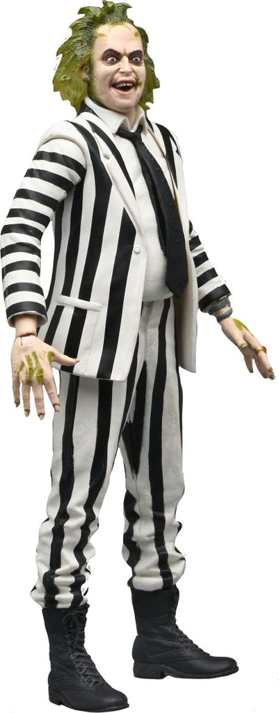 A full-body shot of a Beetlejuice action figure.