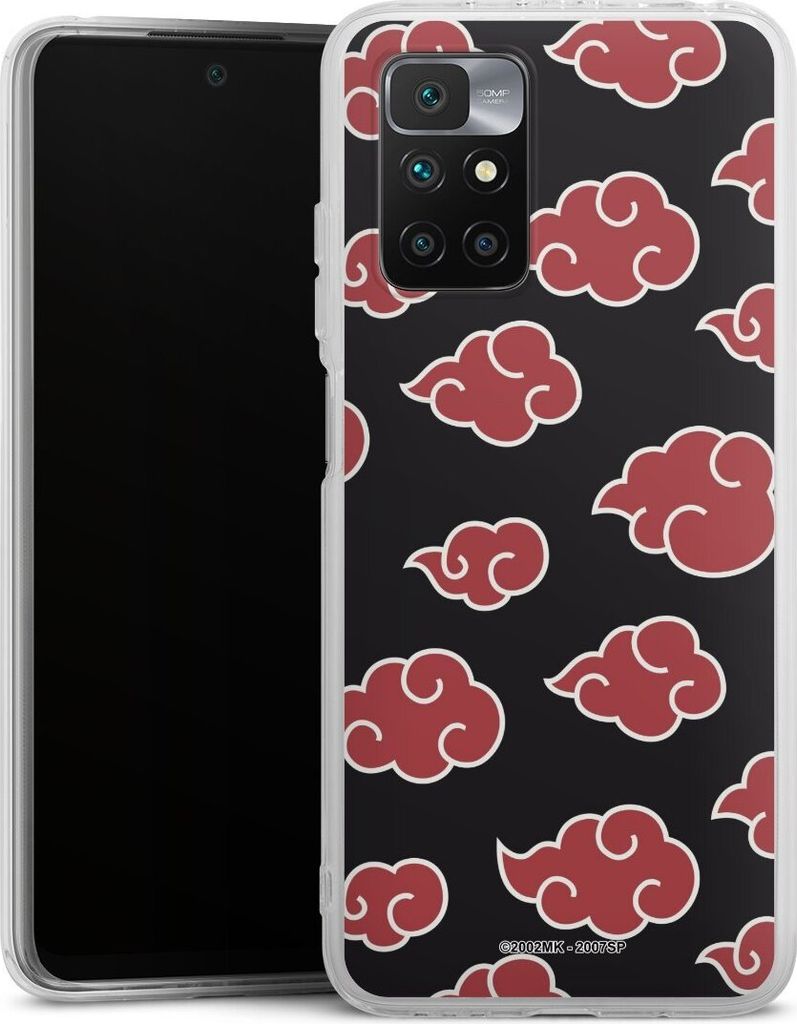 DeinDesign Handyhülle für Xiaomi Redmi 10 Silikon Hülle Case Smartphone Schutzhülle Naruto Shippuden Offizielles Lizenzprodukt Akatsuki
