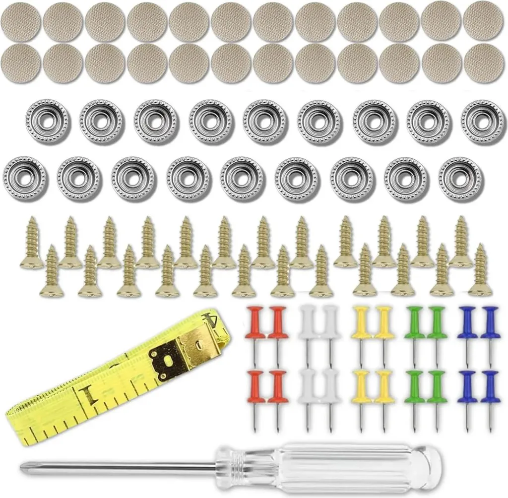 Rinnova gli Interni Auto: Kit 60 Rivetti EDIBAZZAR per Tessuto Cielo