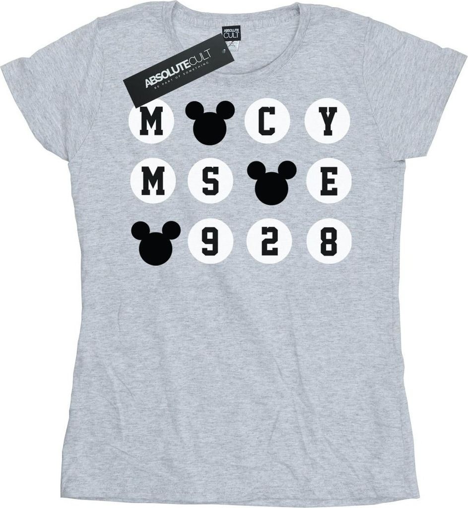 Disney - "1928" T-Shirt für Damen BI31218 (S) (Grau) Produktbild 