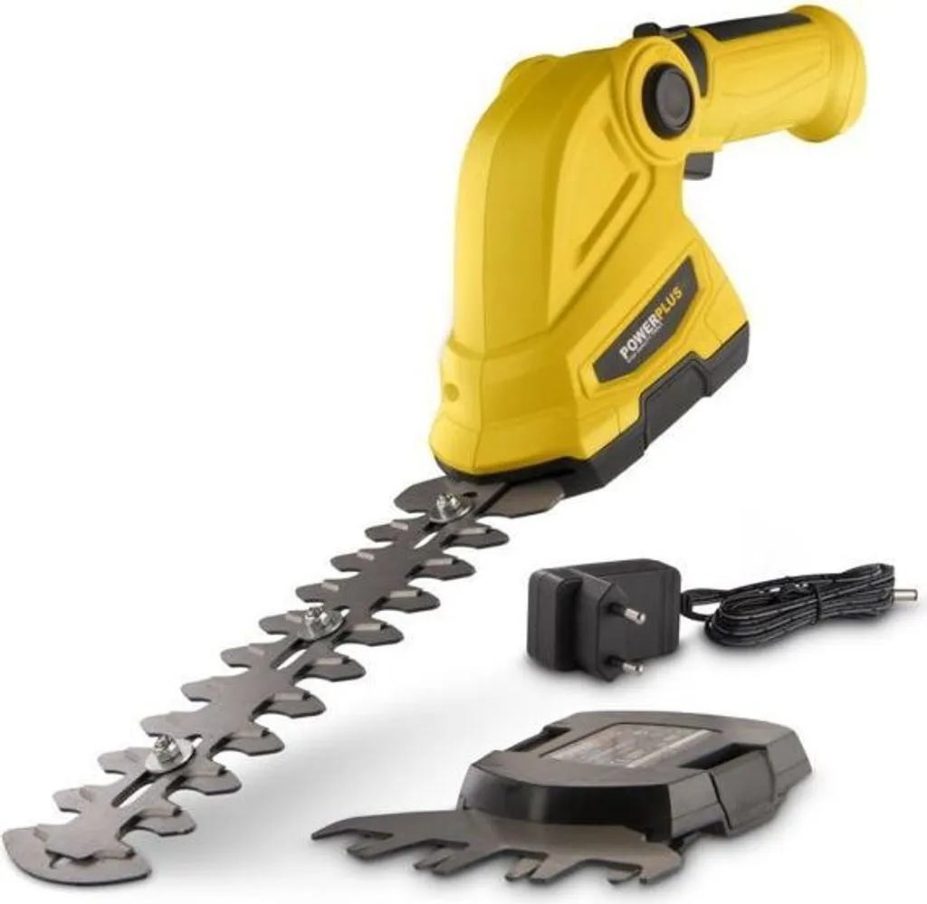 Tailleuse Powerplus 7,2V pour couper l'herbe difficile et arbustes