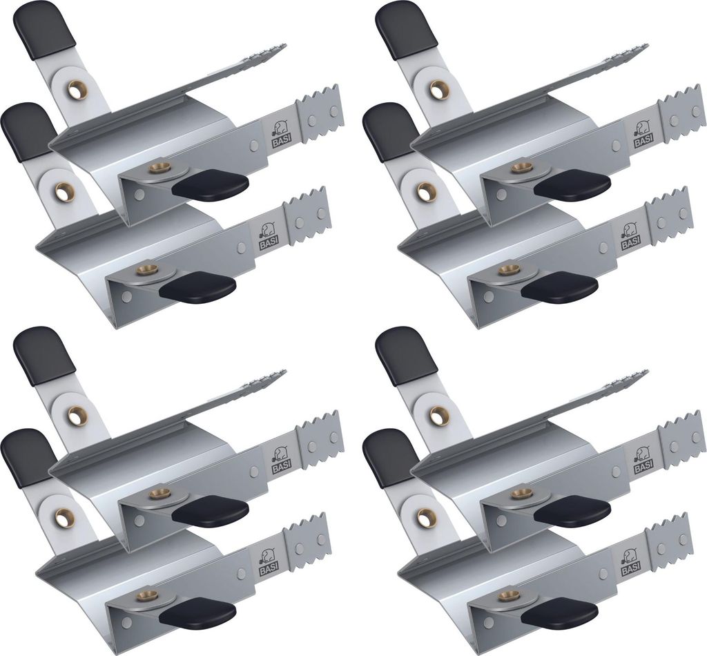 BASI - Rollladenklemme für mechanische Rollläden - RK 100 - 4 Paar - 1600-0100