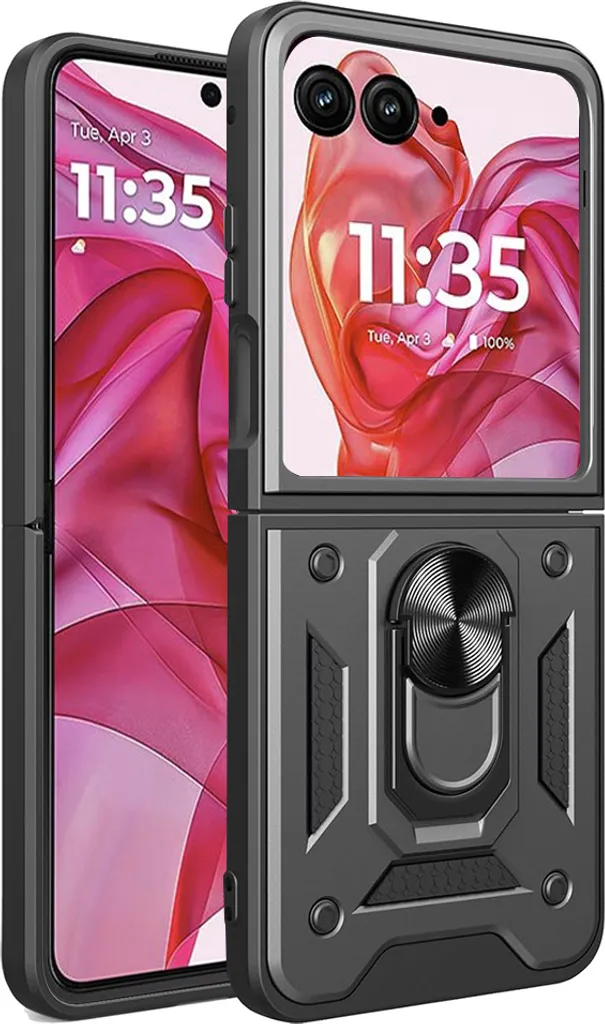 Custodia Motorola Razr 50 Ultra Techsuit Camshield Nera | Protezione Top