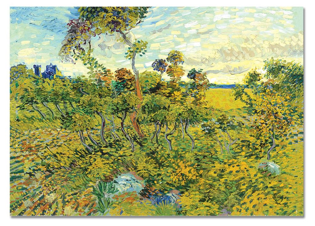Giallobus - Sonnenuntergang in Montmajour - Vincent Van Gogh - 50L x 35B cm - Bild - Acrylglas