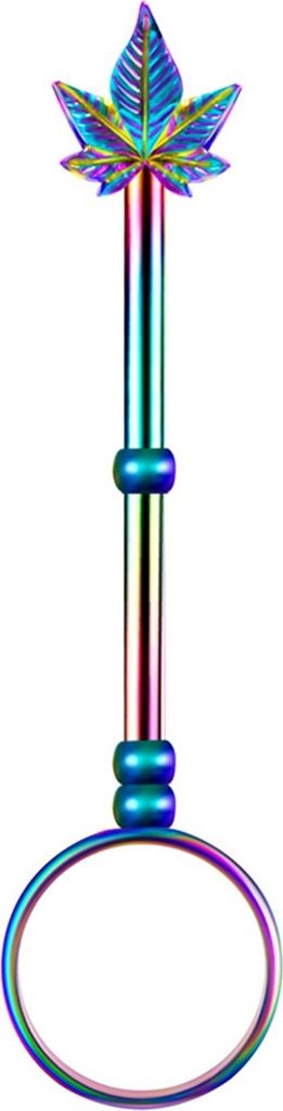 Zigaretten-Fingerring, solide, universelle Passform, Kupfer, Ahornblatt-Design, Raucher-Fingerring für Erwachsene-Mehrfarbig