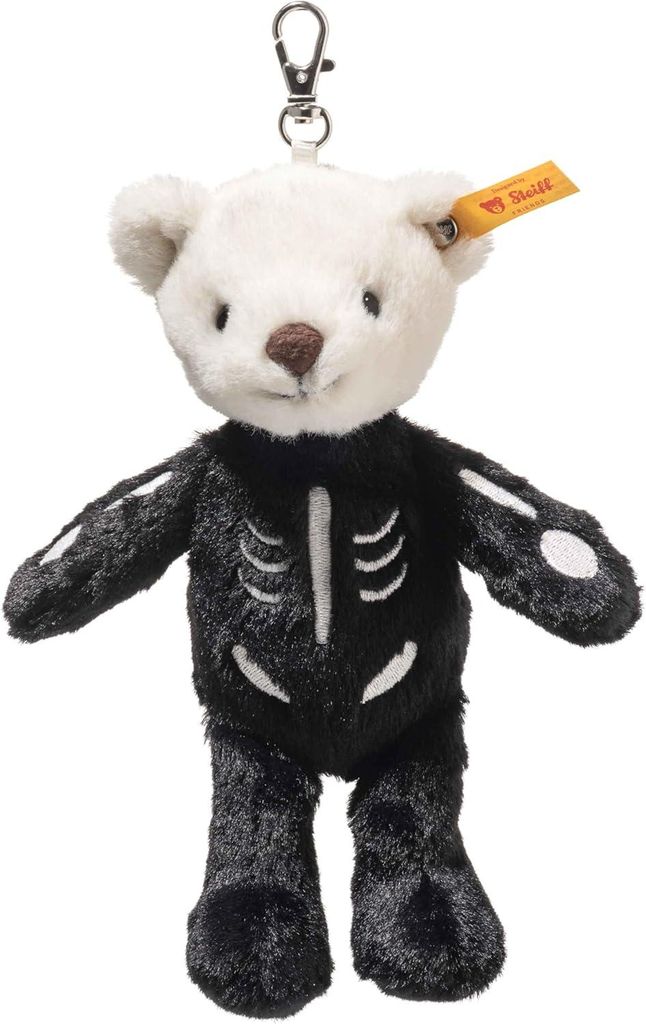 Steiff Teddybär Mr Bones Schlüsselanhänger Plüsch 16 cm Produktbild 